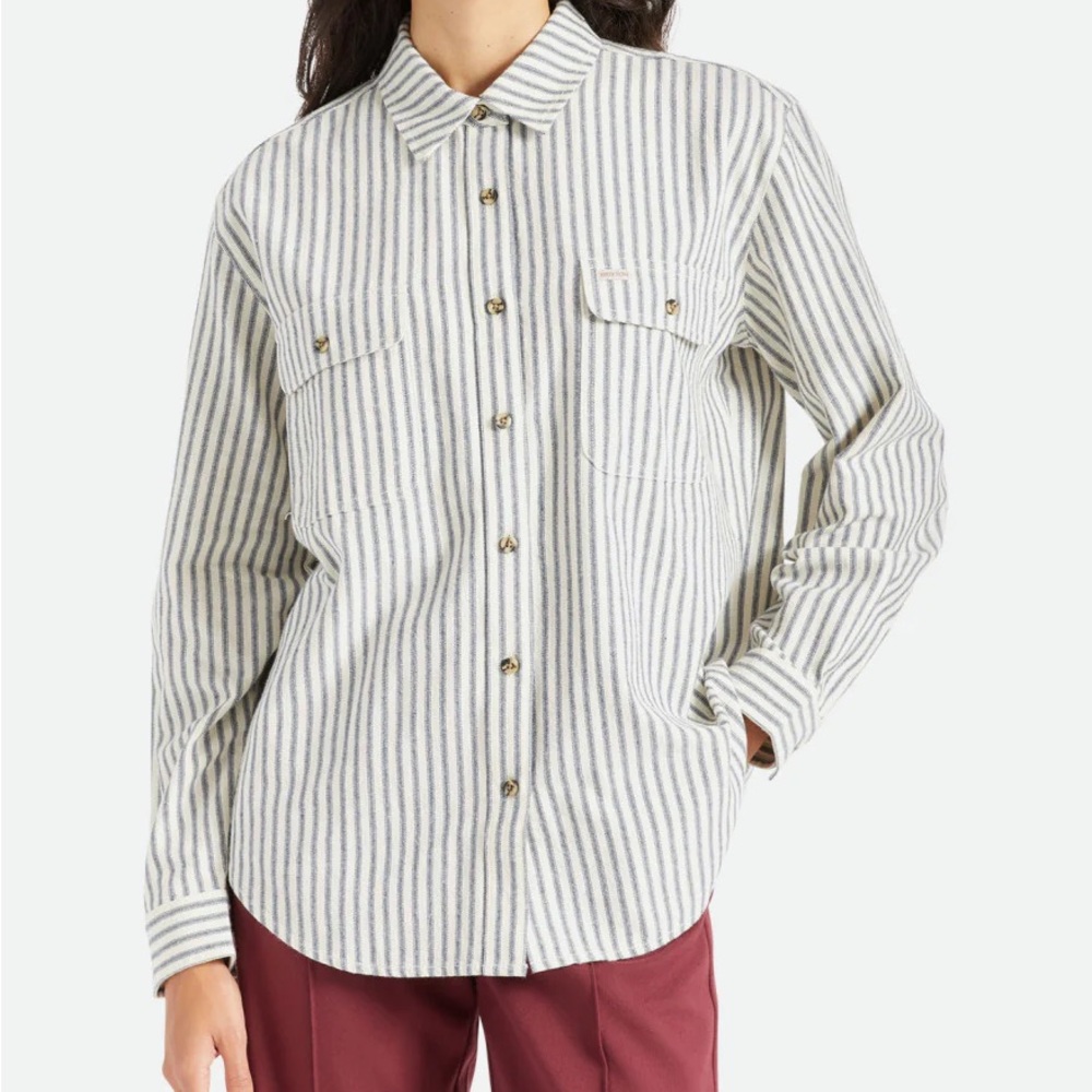 Brixton Bowery Boyfriend Flannel Shirt